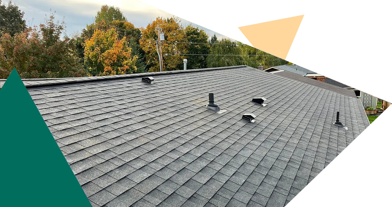 Beautiful roof on a home in Hope, ID