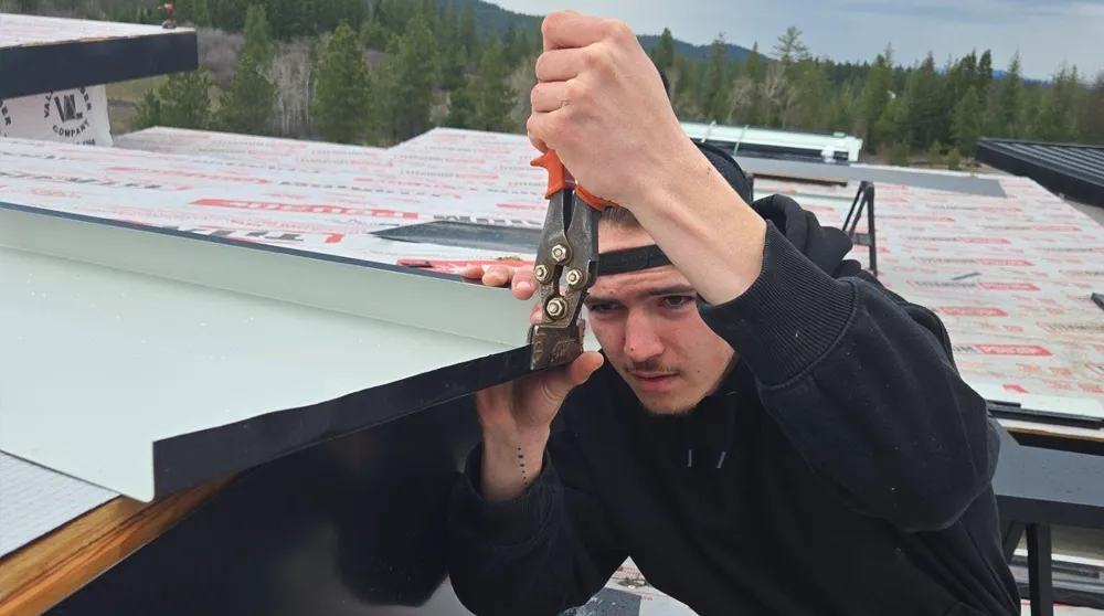 Energy efficient metal roof Rathdrum